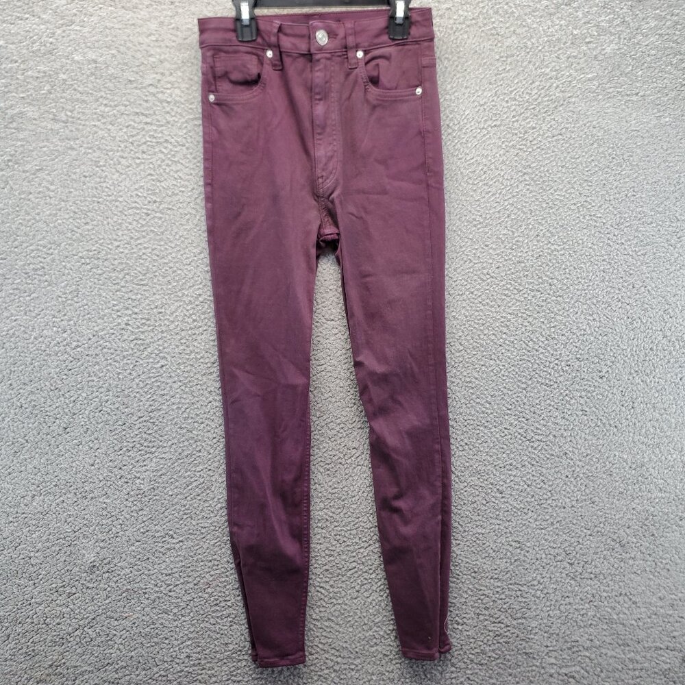 Hudson Centerfold High Rise Super Skinny Jeans, size 26 Coated